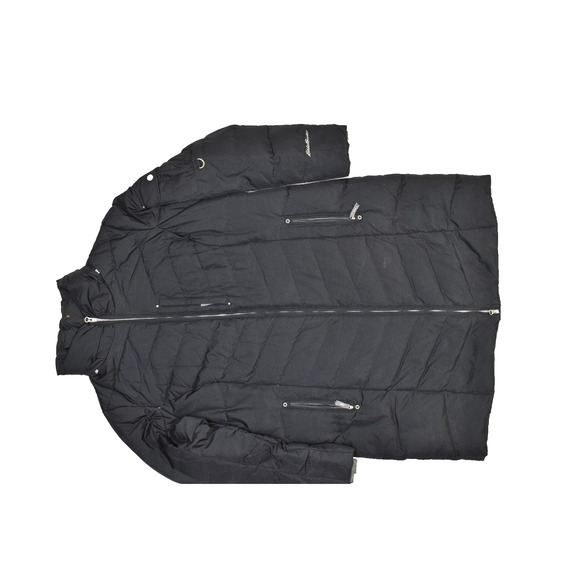 Eddie Bauer Women's CirrusLite Down Parka Plus Size 1X Black Long Puffer Coat - Picture 1 of 8